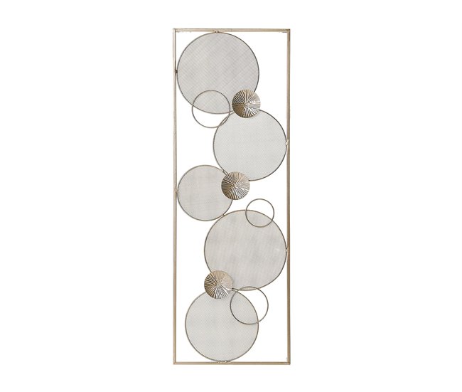 Beliani Decoración de pared TUNGSTEN Dourado