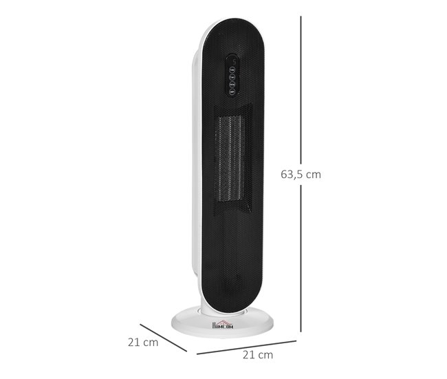 Aquecedor de Torre HOMCOM 820-281V90 Multicor