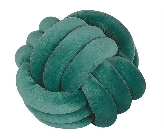 Beliani Almofada decorativa MALNI 30x30 Cinza