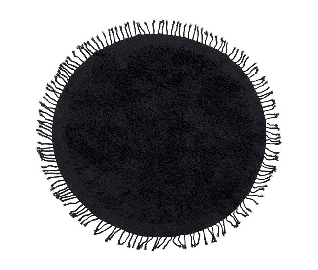 Beliani Shaggy (pelos longos) BITLIS 140x140 Preto