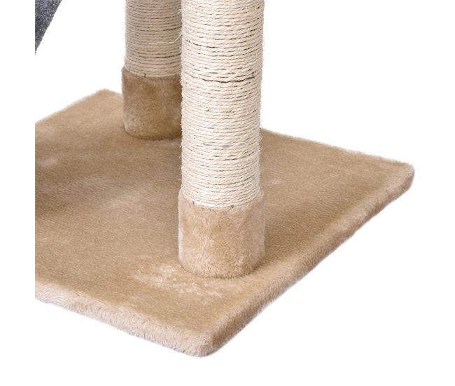 Arranhador para Gatos Aglomerado e Sisal PawHut Marfim