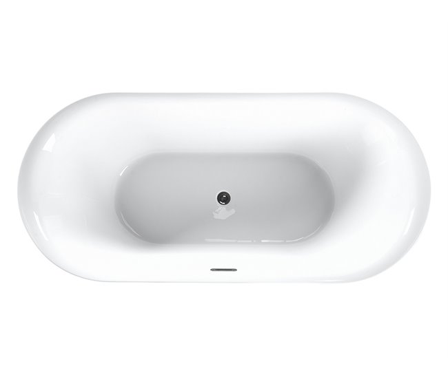 Beliani Banheira autónoma CARRERA 75x150 Branco