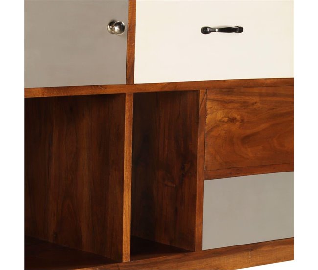 Aparador console armário unidade de armazenamento Castanho