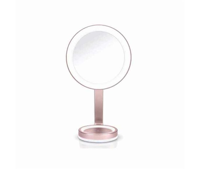 Espelho de Aumento com LED 9450E Rosa