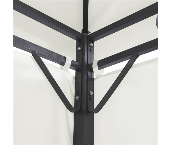 Pérgola CIRA 283x300x300cm cor bege Bege