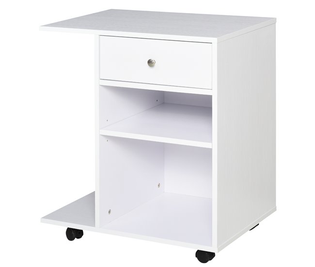 Armário para Impressora Melamina Vinsetto Branco