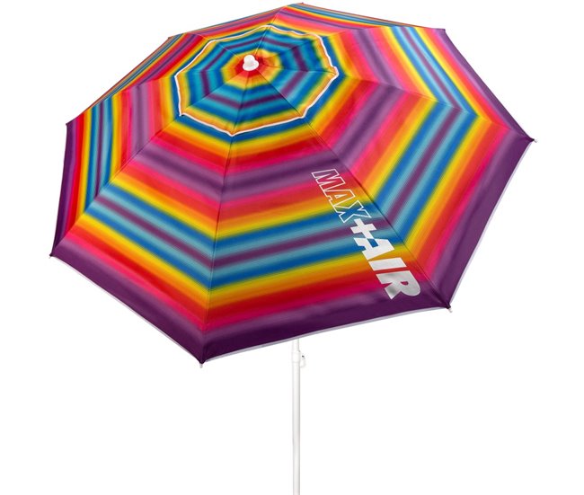 Guarda-sol de praia teto ventilado + proteção UV50 Aktive Beach Multicor