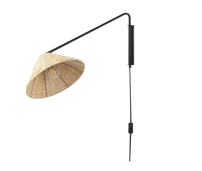 Beliani Candeeiro de parede PALENA Natural