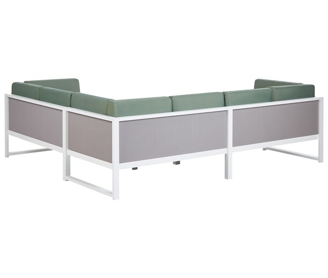 Beliani Conjunto lounge CASTELLA GR1531651