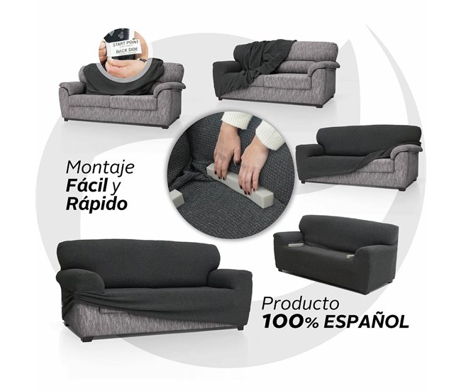 Capa do Sofá Pocket Duo Romeo Preto