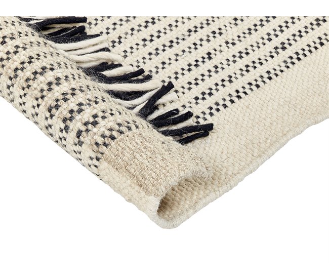 Beliani Entrelaçado DIVARLI 80x150 Bege