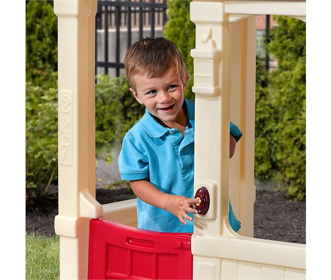 Casa Infantil de Brincar Courtyard Cottage Azul