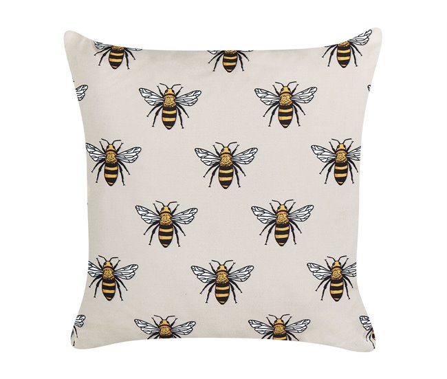 Beliani Almofada de jardim CANNETO 45x45 Bege