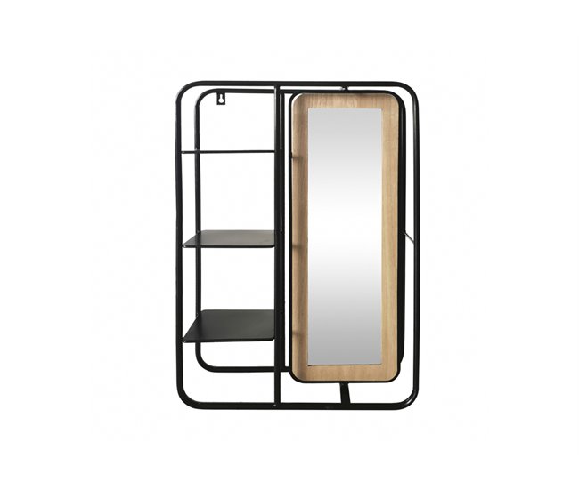 Espelho decorativo mesa TORINO 42X10,5X62cm Castanho