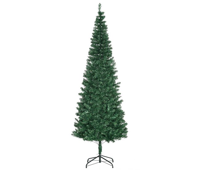 Árvore de Natal Artificial PVC, metal e plástico HOMCOM Verde