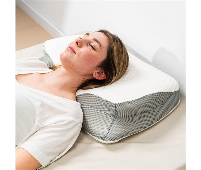 Almofada Cervical Ergonómica 3 em 1 Branco