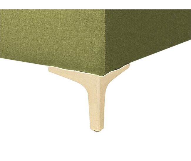 Beliani Sofá-cama Veludo ABERDEEN Verde