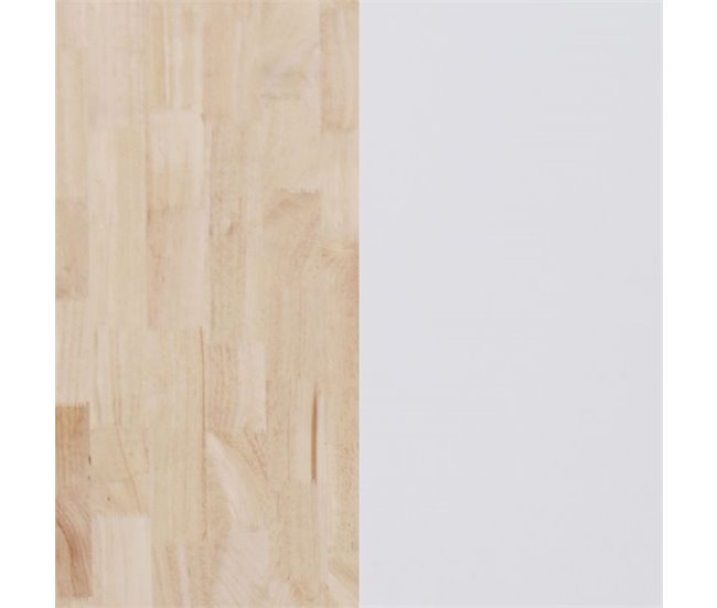 Mesa de centro elevatória Padma 120x60 Branco/ Madeira