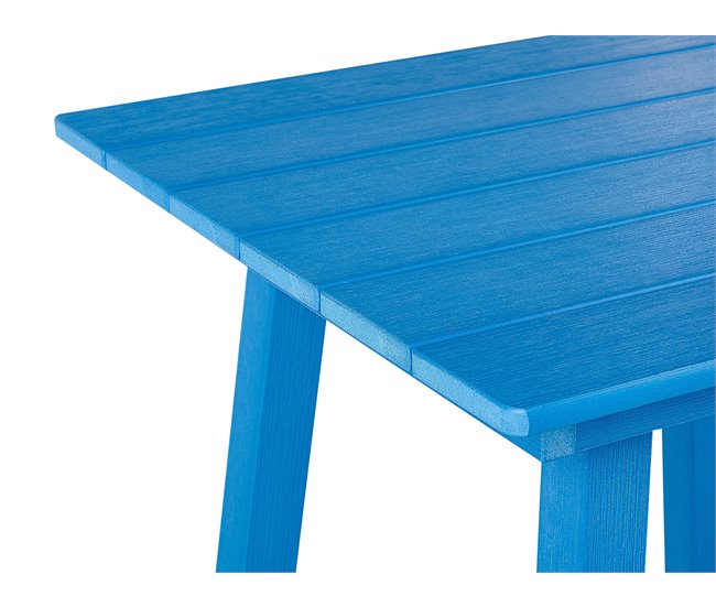 Beliani Mesa de bar ADIRONDACK 59x59 Azul