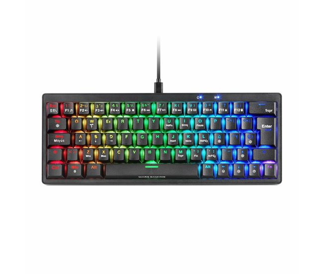 Teclado Gaming MKMINIPROYES Preto
