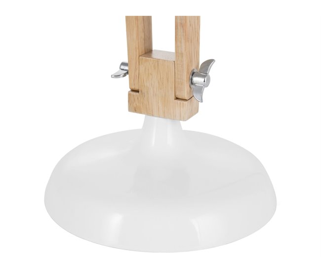 Beliani Candeeiro de mesa SALADO Branco