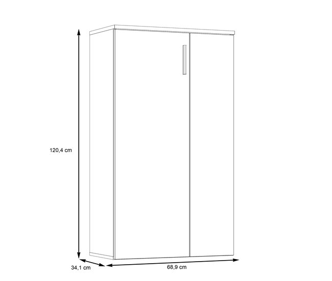 Sapateira 2 portas BOOTS Branco