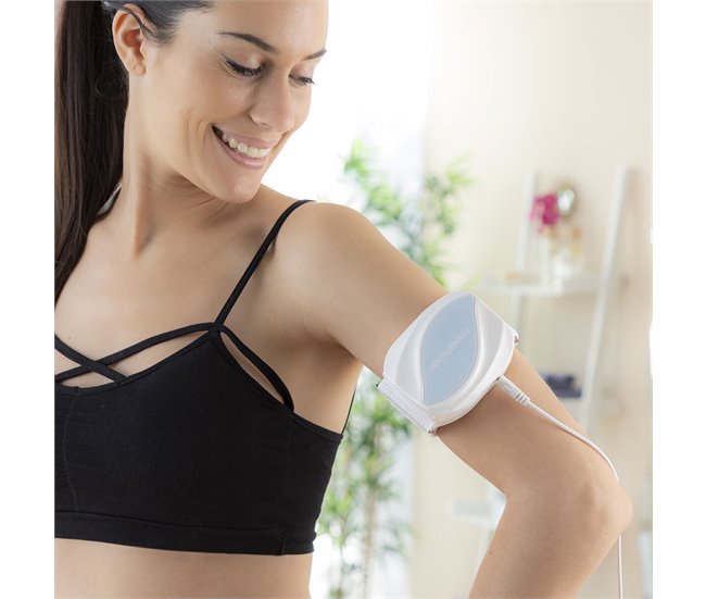 Cinto de Massagem Vibratório para Tonificar o Corpo Branco