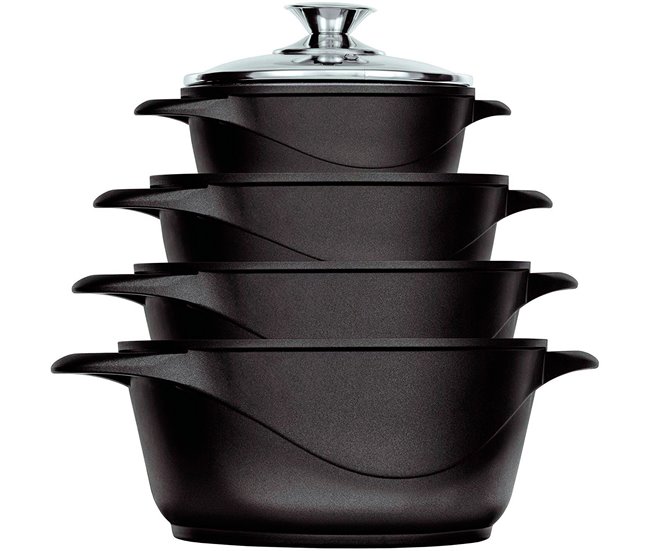 Trem de Cozinha Indução Briebe MGK-12 Preto