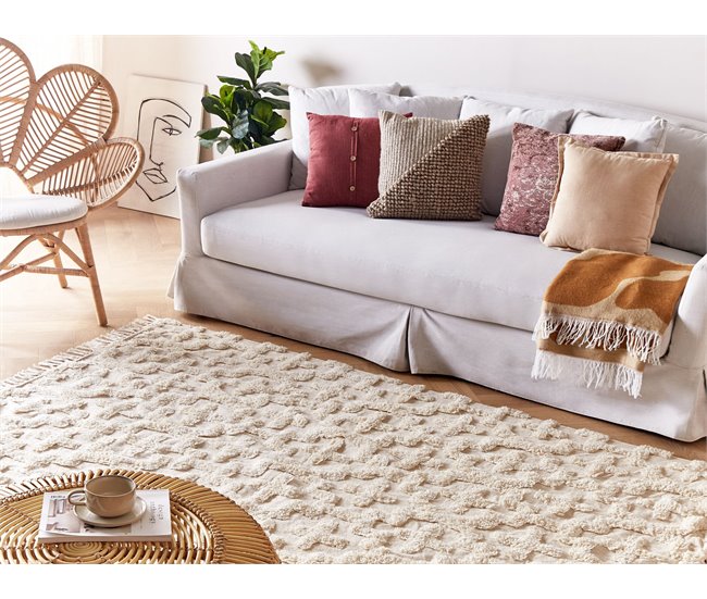 Beliani Pelos curtos ITANAGAR 160x230 Bege