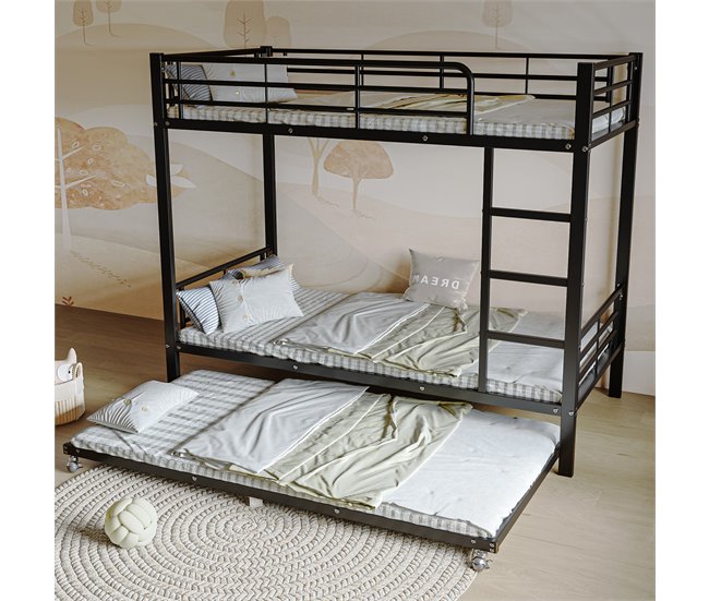 Beliches 95x204 Preto