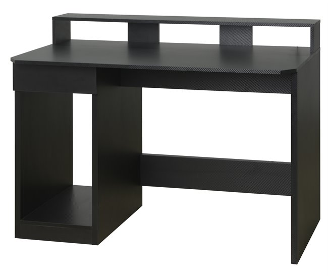 Secretária gaming ROCKET cor preto Preto