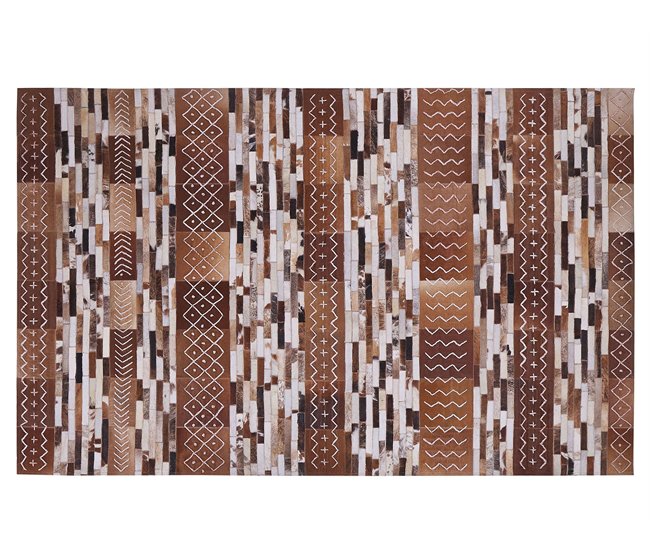 Beliani Pelos curtos HEREKLI 140x200 Castanho Claro