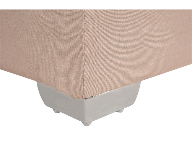 Beliani Cama continental Poliéster ADMIRAL 190x215 Areia