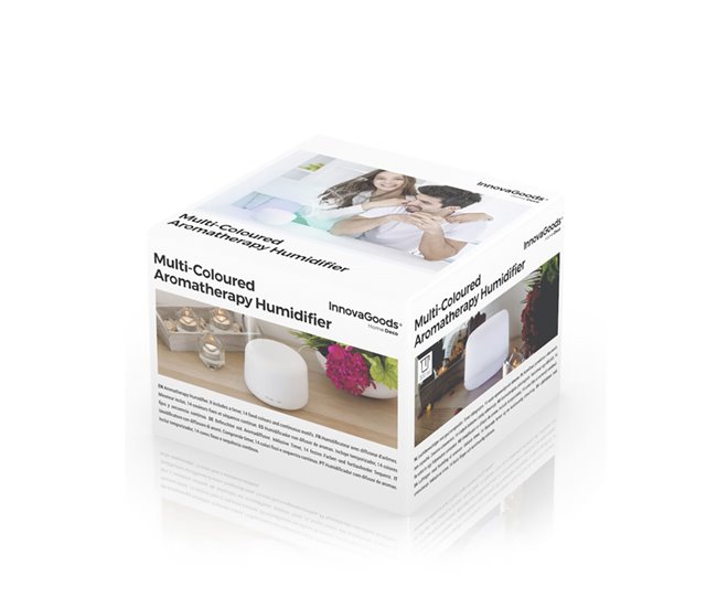 Humidificador Difusor de Aromas com LED Multicores Multicor
