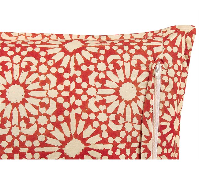 Beliani Almofada decorativa CEIBA 45x45 Areia