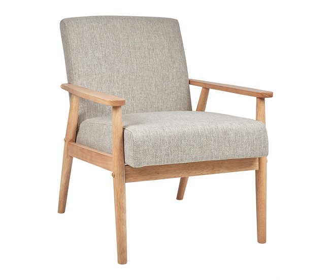 Beliani Sillón ESRUM Cinza