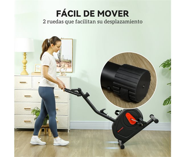 Bicicleta Estática Aço e ABS SPORTNOW Preto