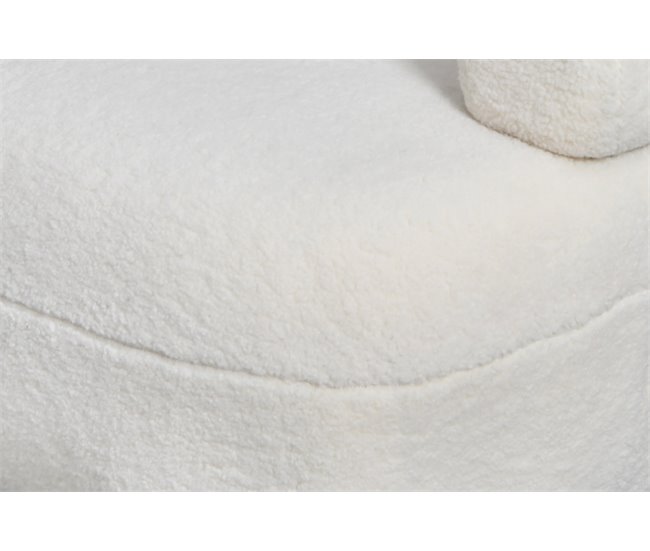 Cadeirão IVORY decorativo cor branca Branco