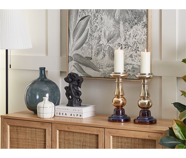 Beliani Candelabro IMARTI Dourado