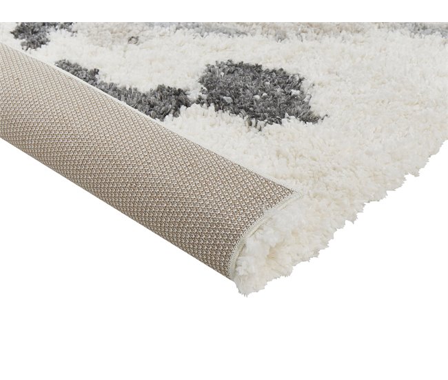 Beliani Shaggy (pelos longos) GORIS 80x150 Branco