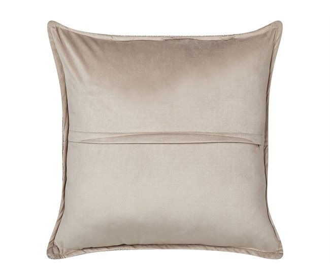 Beliani Cojín decorativo SENECIA 45x45 Bege