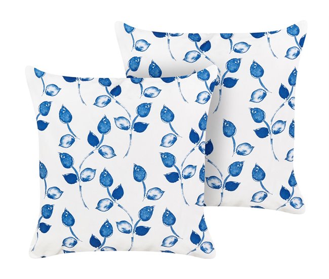 Beliani Almofada de jardim TORBORA 45x45 Branco