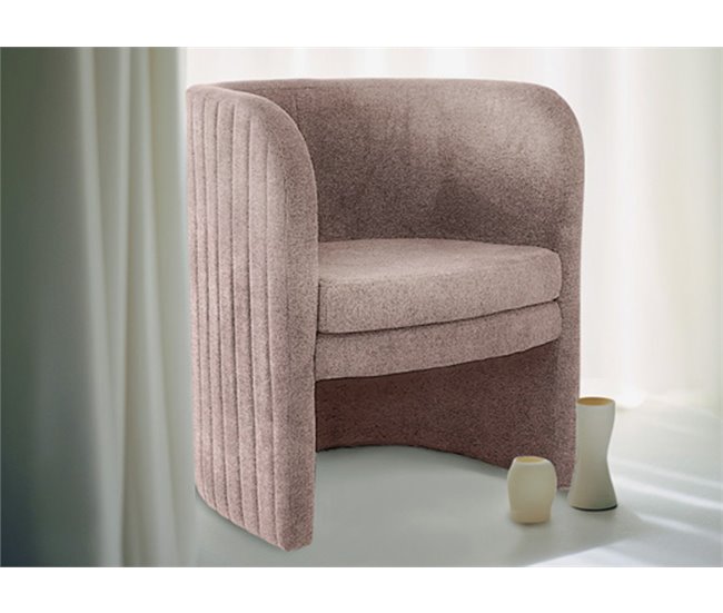 Cadeirão decorativo HEBE Rosa