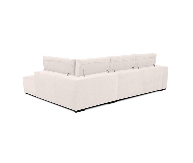 Sofá de canto com cama MACK Bege