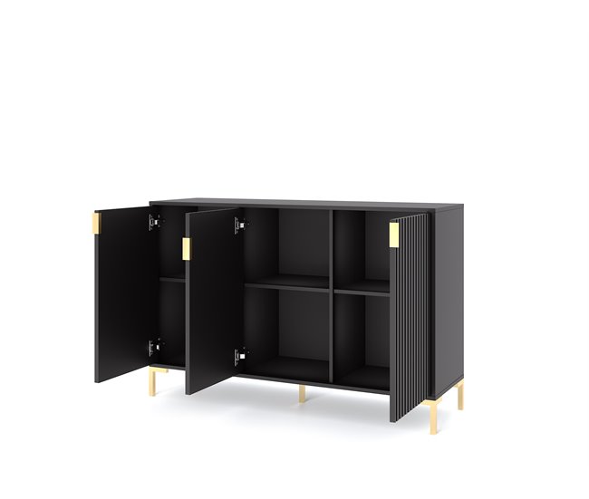 APARADOR FLINN 130 Preto