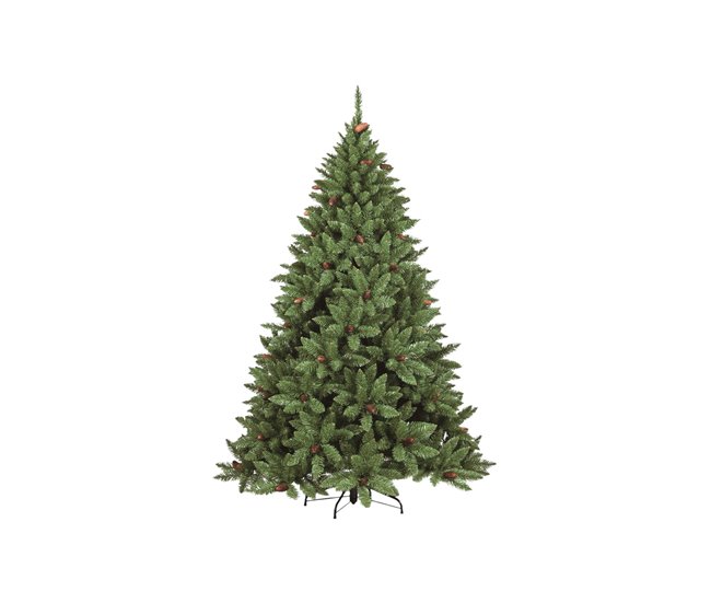 Árvore de Natal de efeitos reais Verde/ Cinza