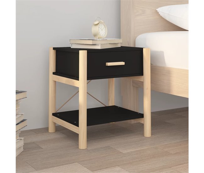 Soluna Home - Mesitas De Noche Surprise 2 peças 42 Preto