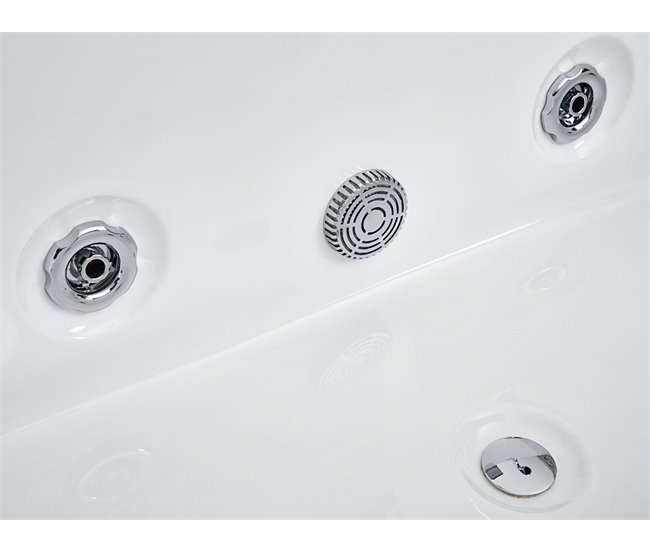 Beliani Banheira de interior VARADERO 90x183 Branco