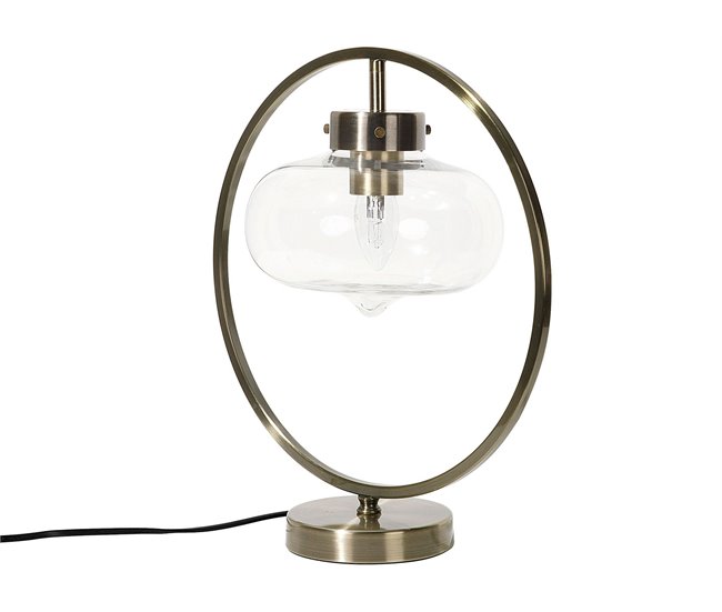 Beliani Candeeiro de mesa SEVERN Dourado