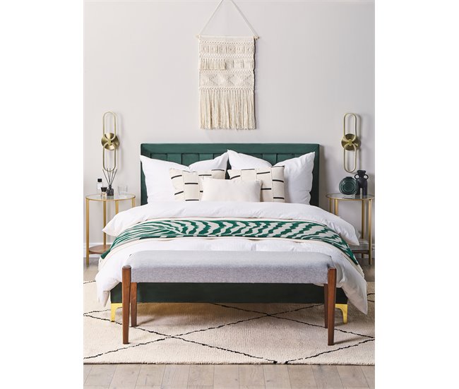 Beliani Almofada decorativa ABIES Bege